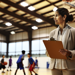 Business leader supporting youth sports and education in an Ohio community sports facility